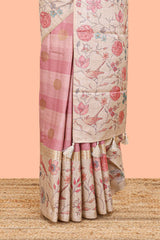 Printed pallu styling