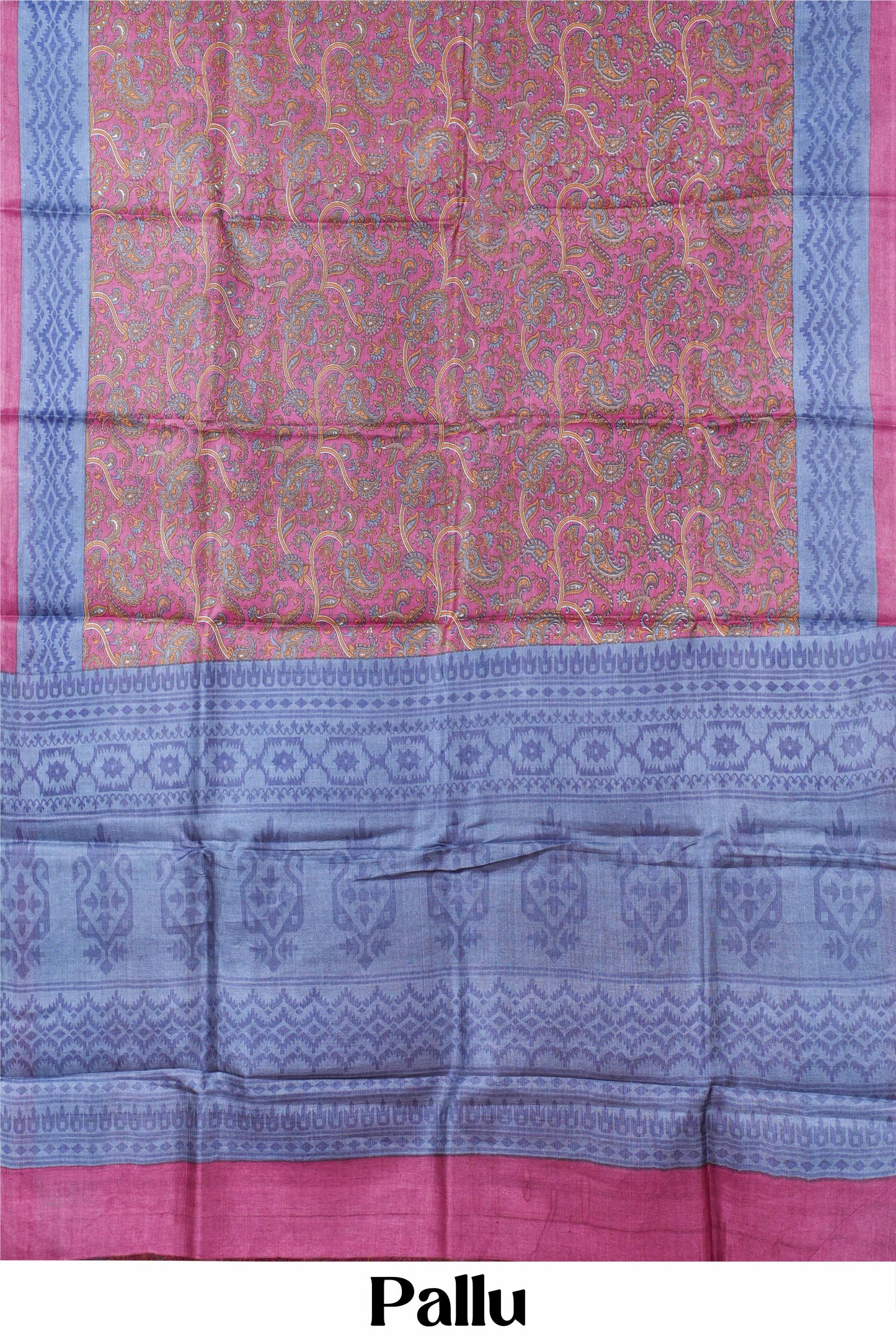 Printed tussar silk saree collection