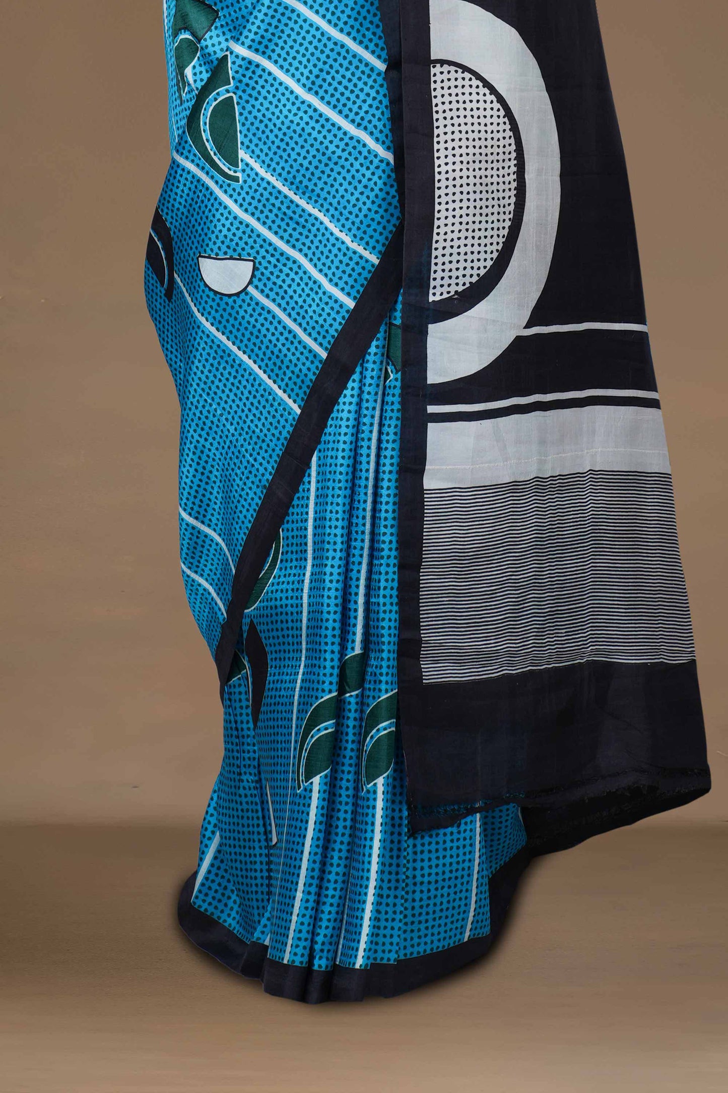 Printed tussar silk sarees online