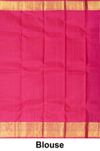 
Pure blue silk saree for wedding