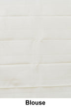 Pure ivory silks saree for wedding