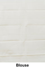 Pure ivory silks saree for wedding