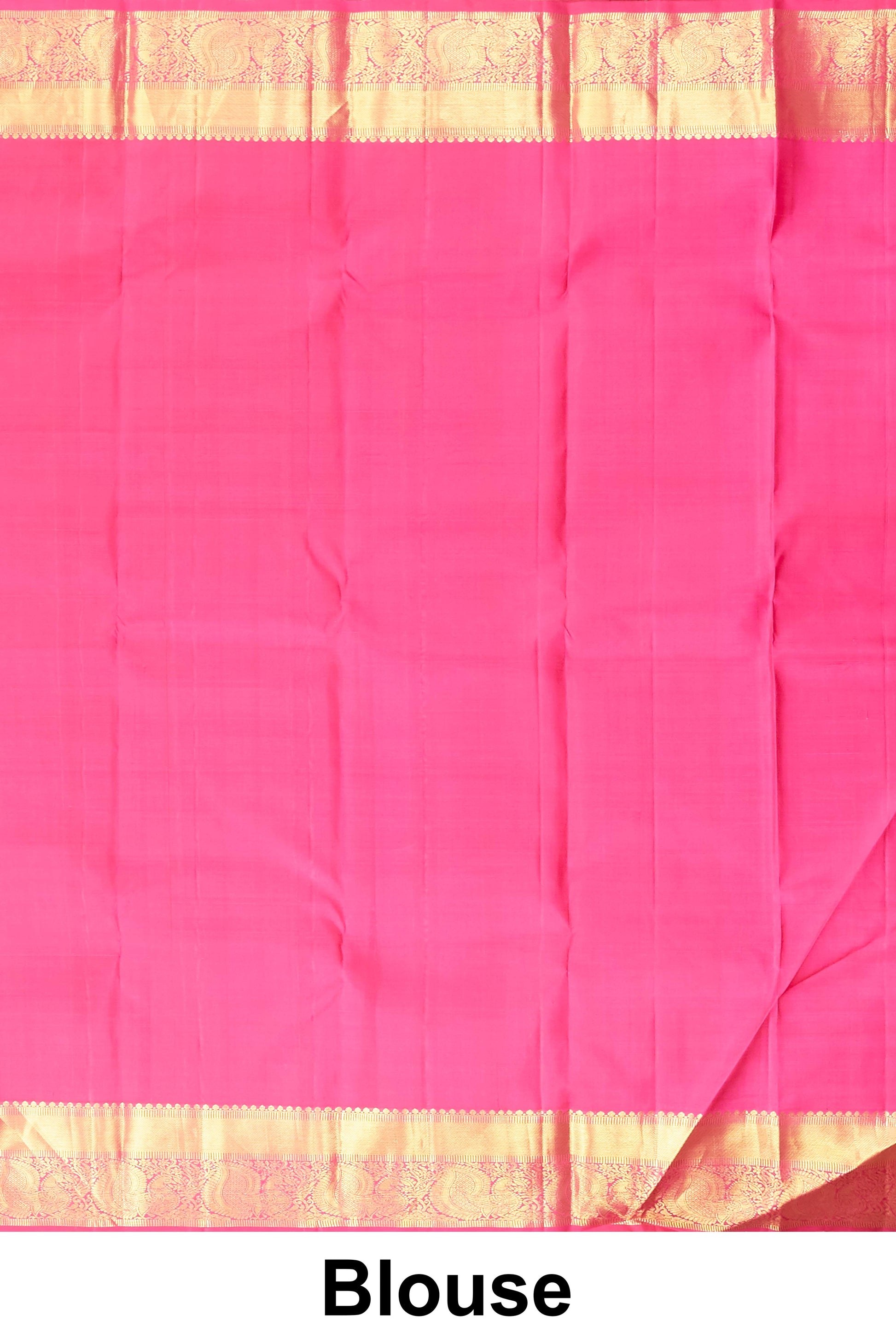 
Pure magenta silk saree for wedding