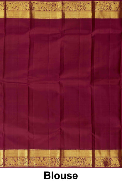 Pure olive silk saree for wedding