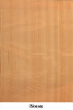 Pure peach bridal silk saree