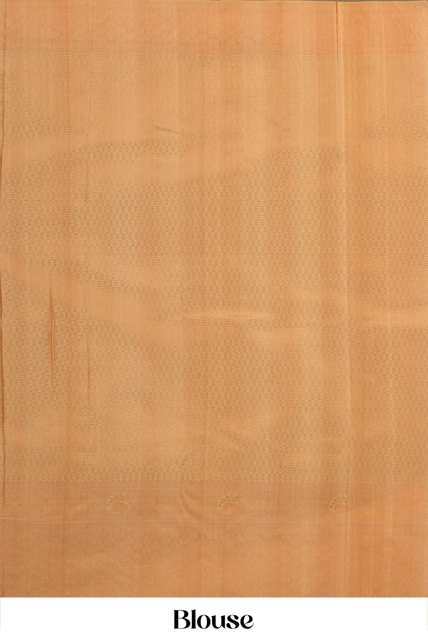 Pure peach bridal silk saree