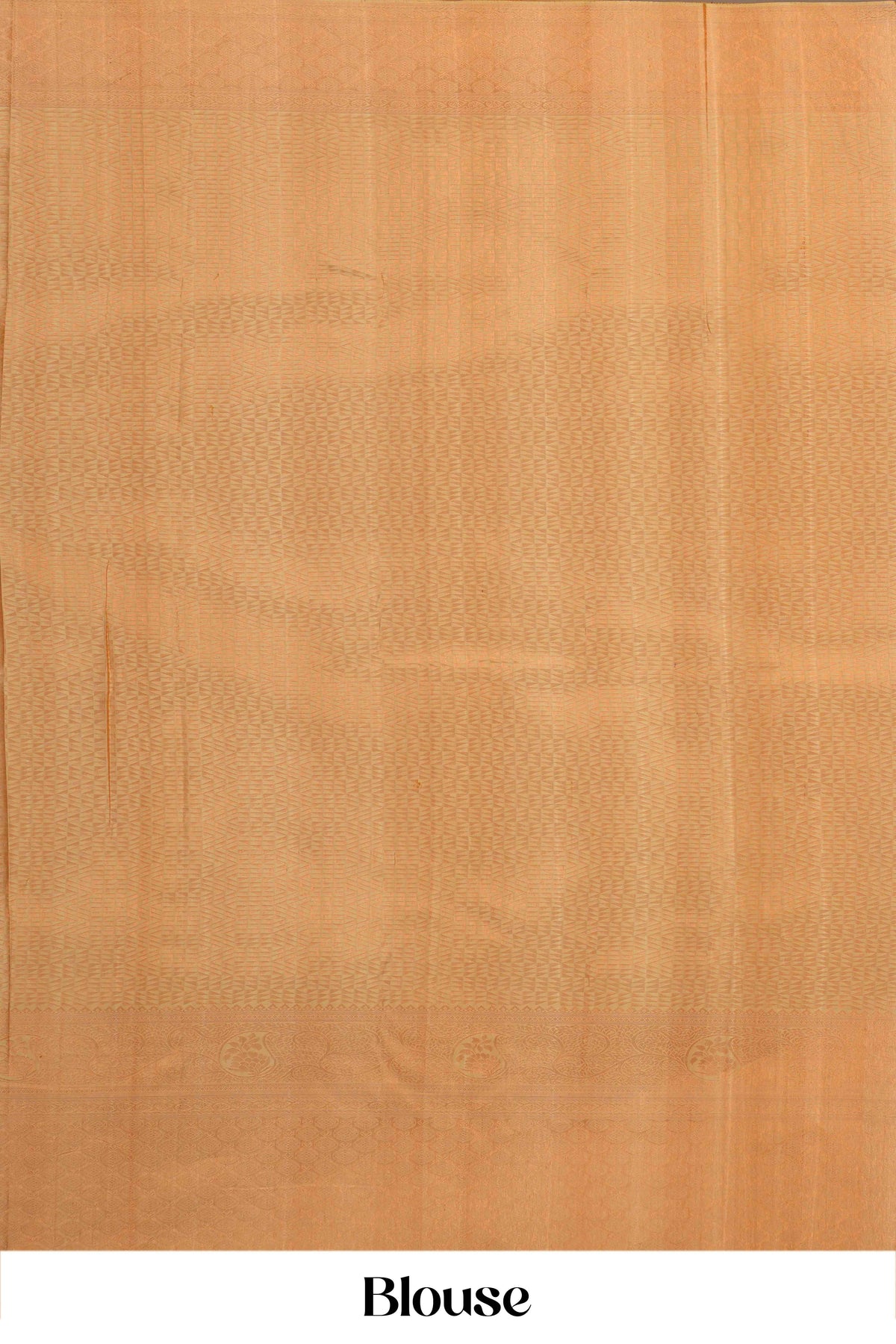 Pure peach bridal silk saree
