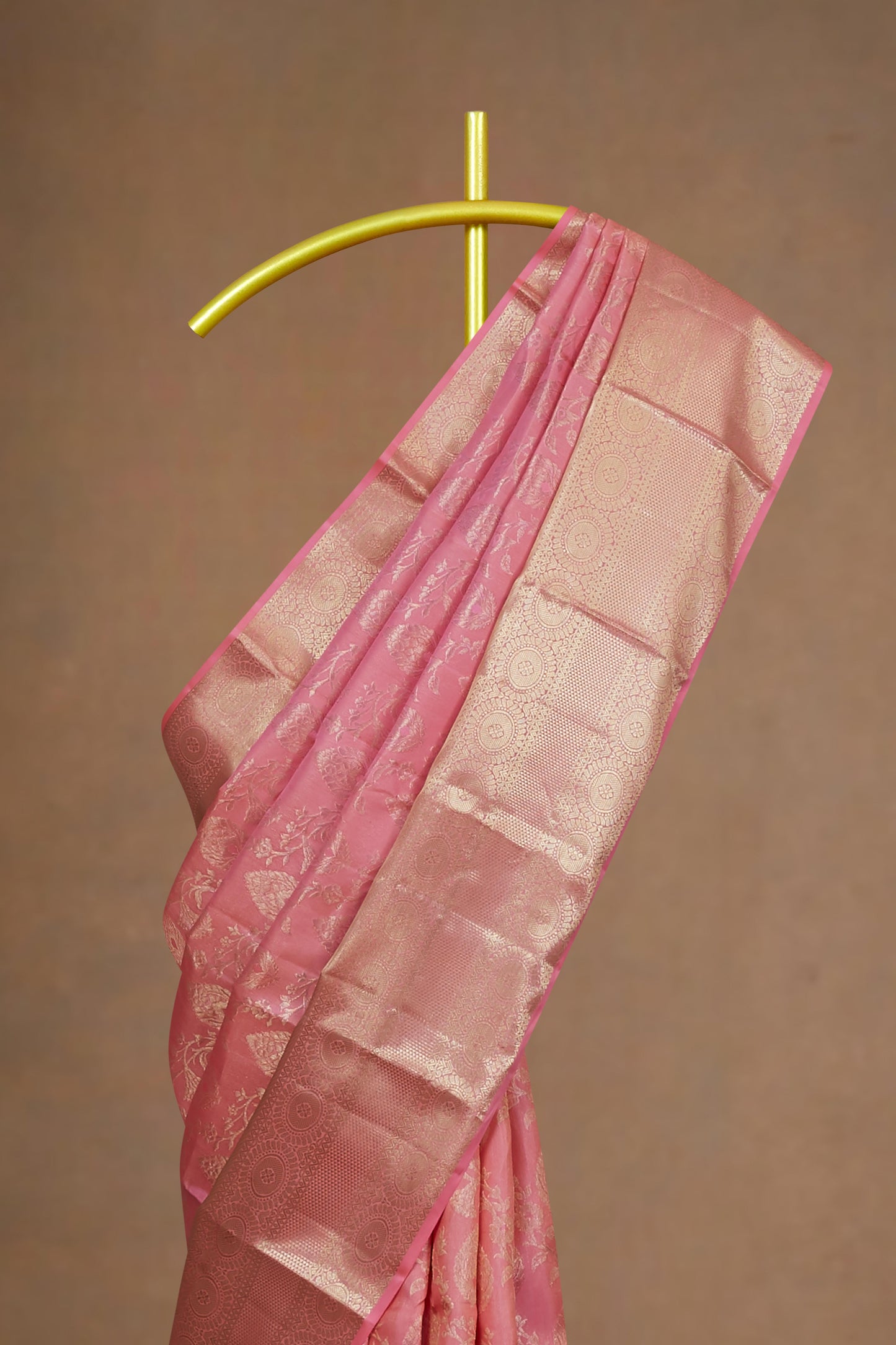 Pure pink silks sarees