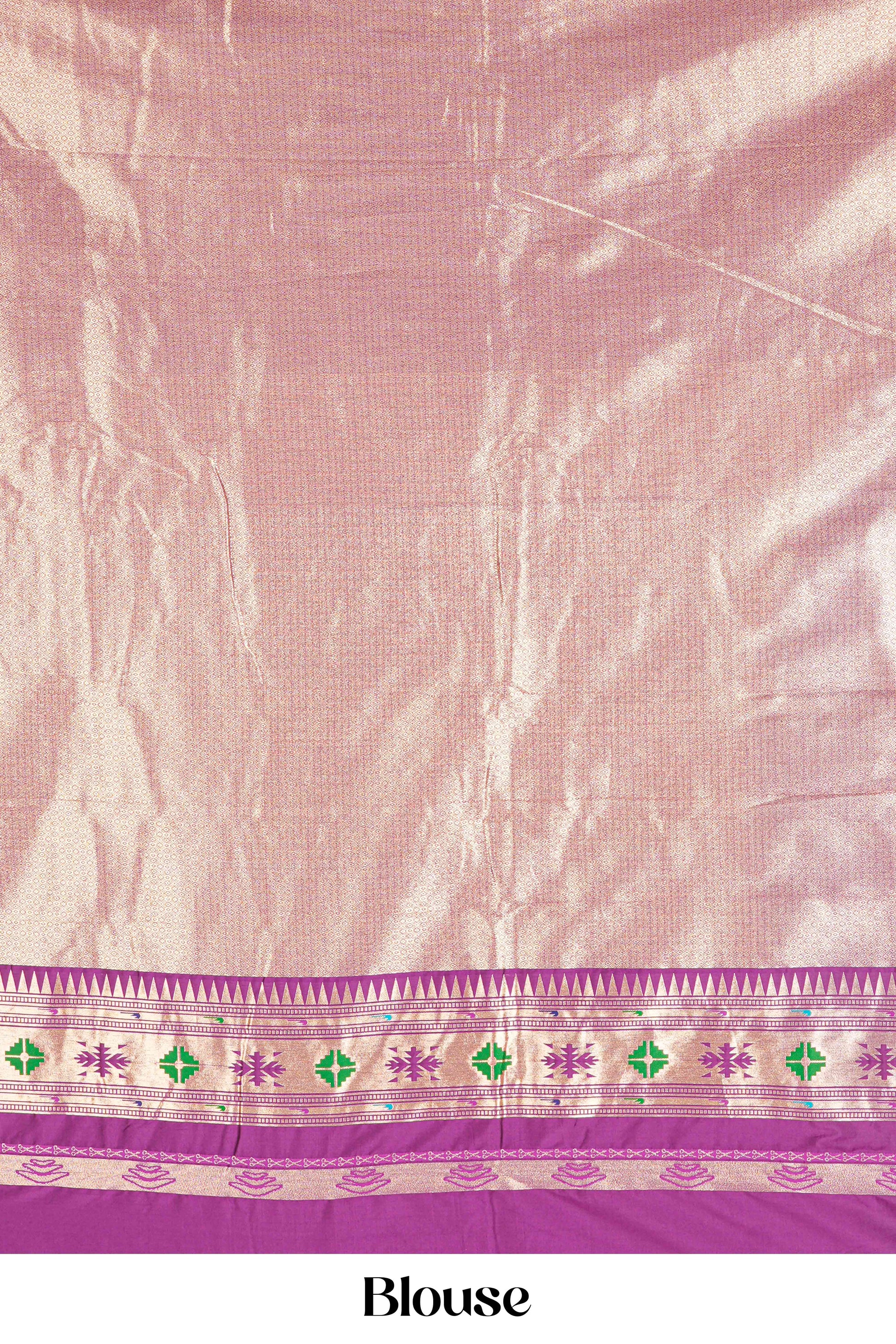 Purple art soft silk celebration saree