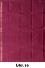 Purple bridal silk saree