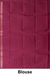 Purple bridal silk saree