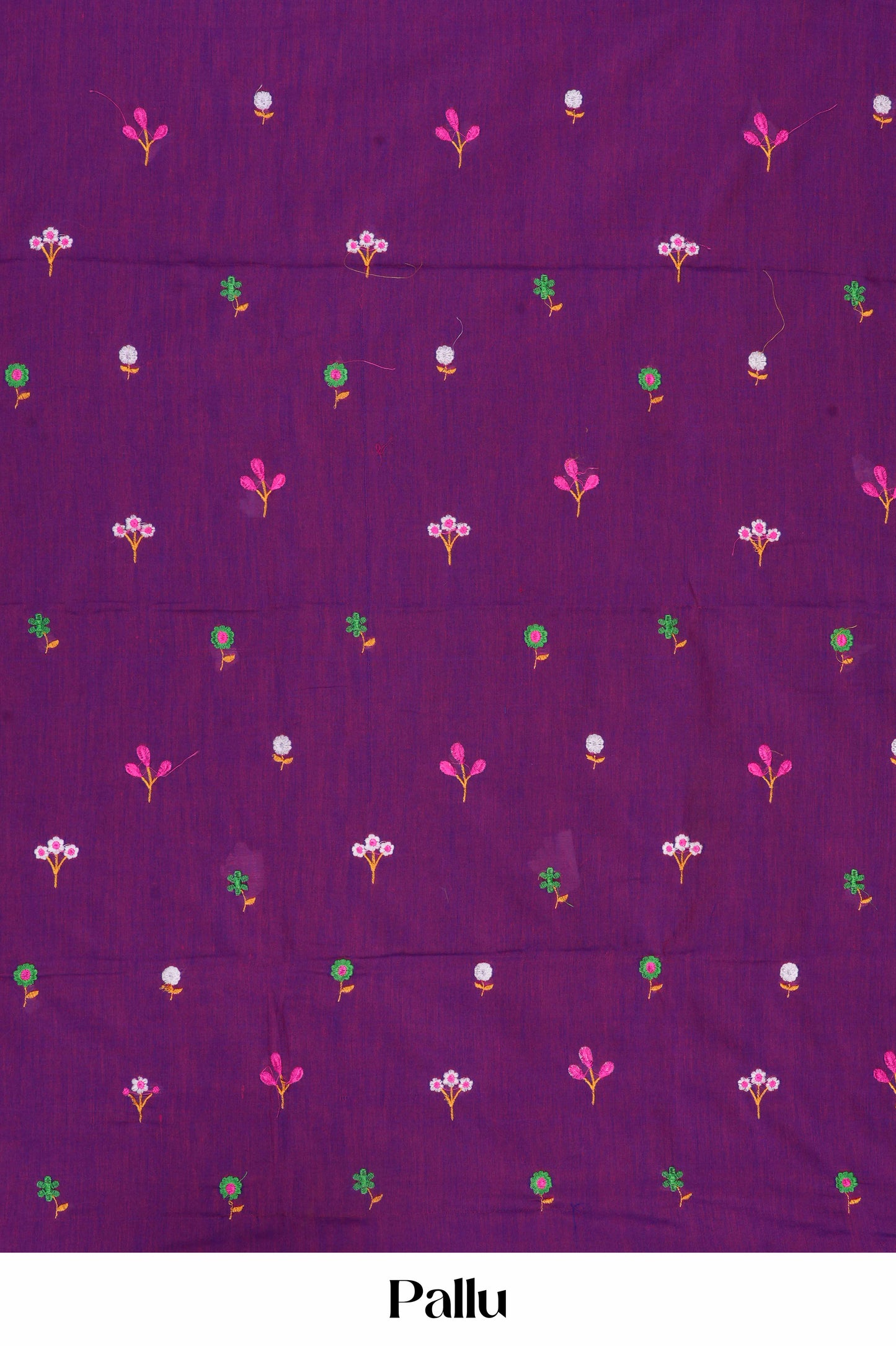 Purple cotton handloom fabric