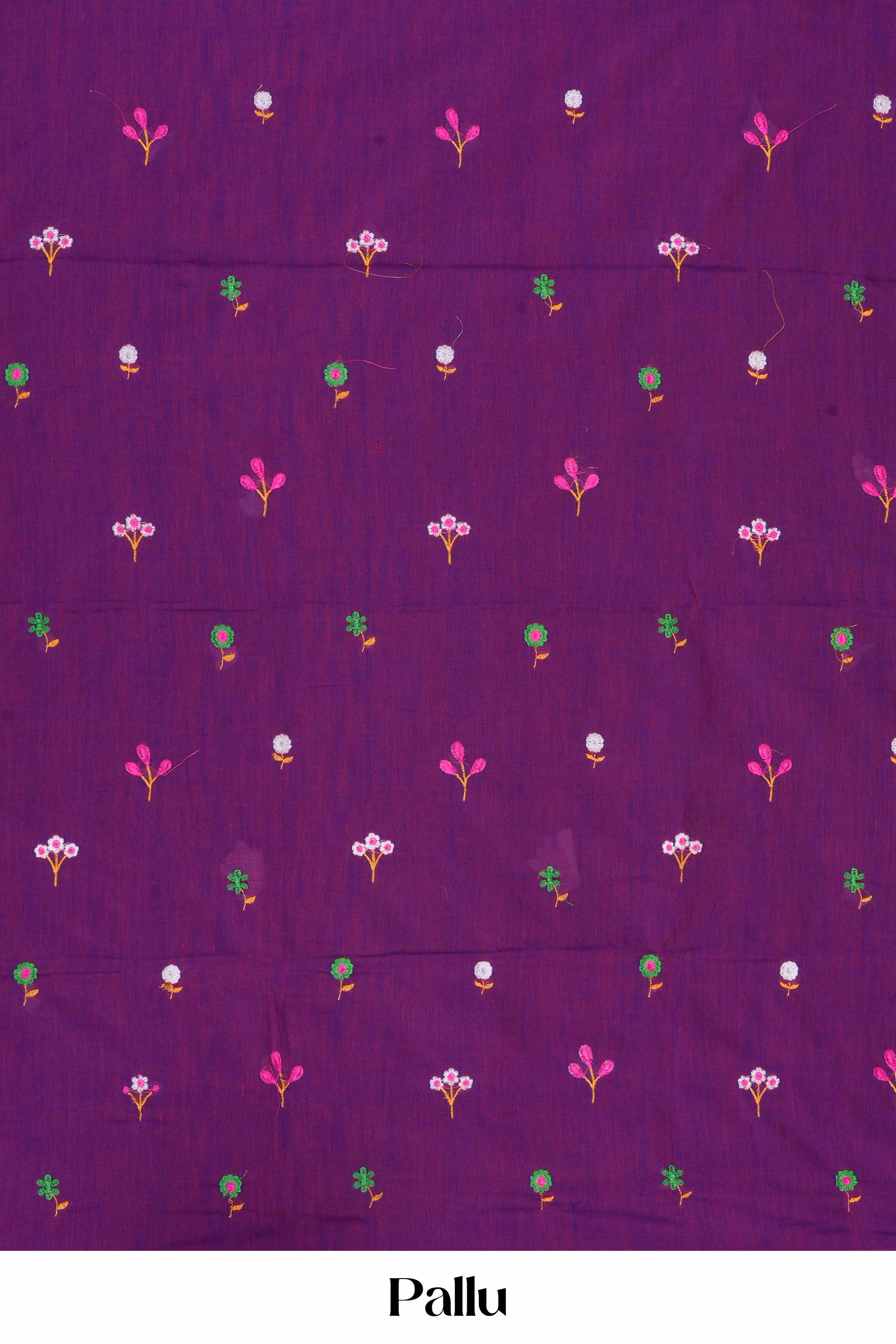 Purple cotton handloom fabric