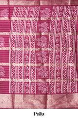 Purple dola silk fabric