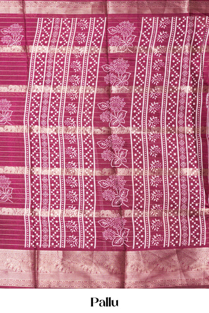 Purple dola silk fabric