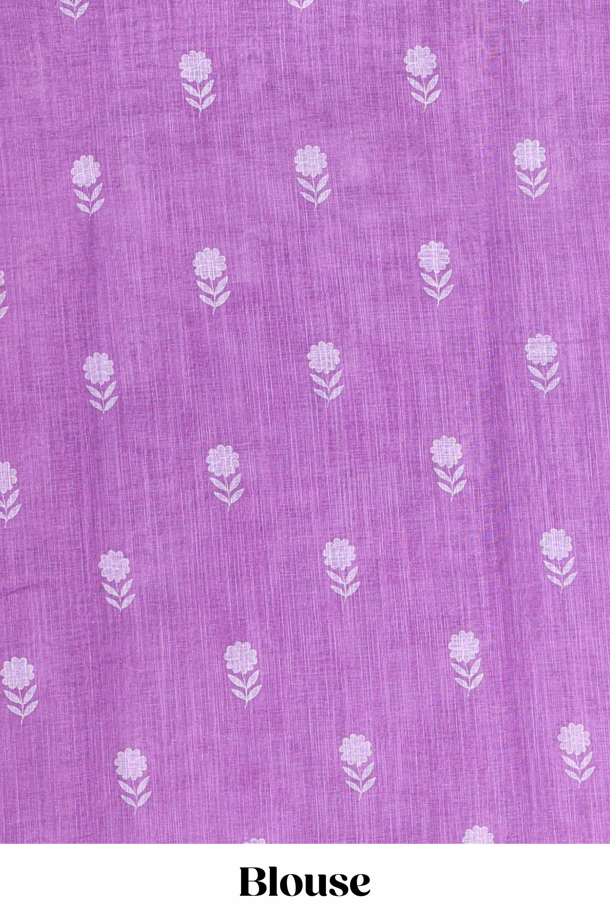 Purple ethnic floral saree