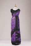 Purple khadi cotton weave 
