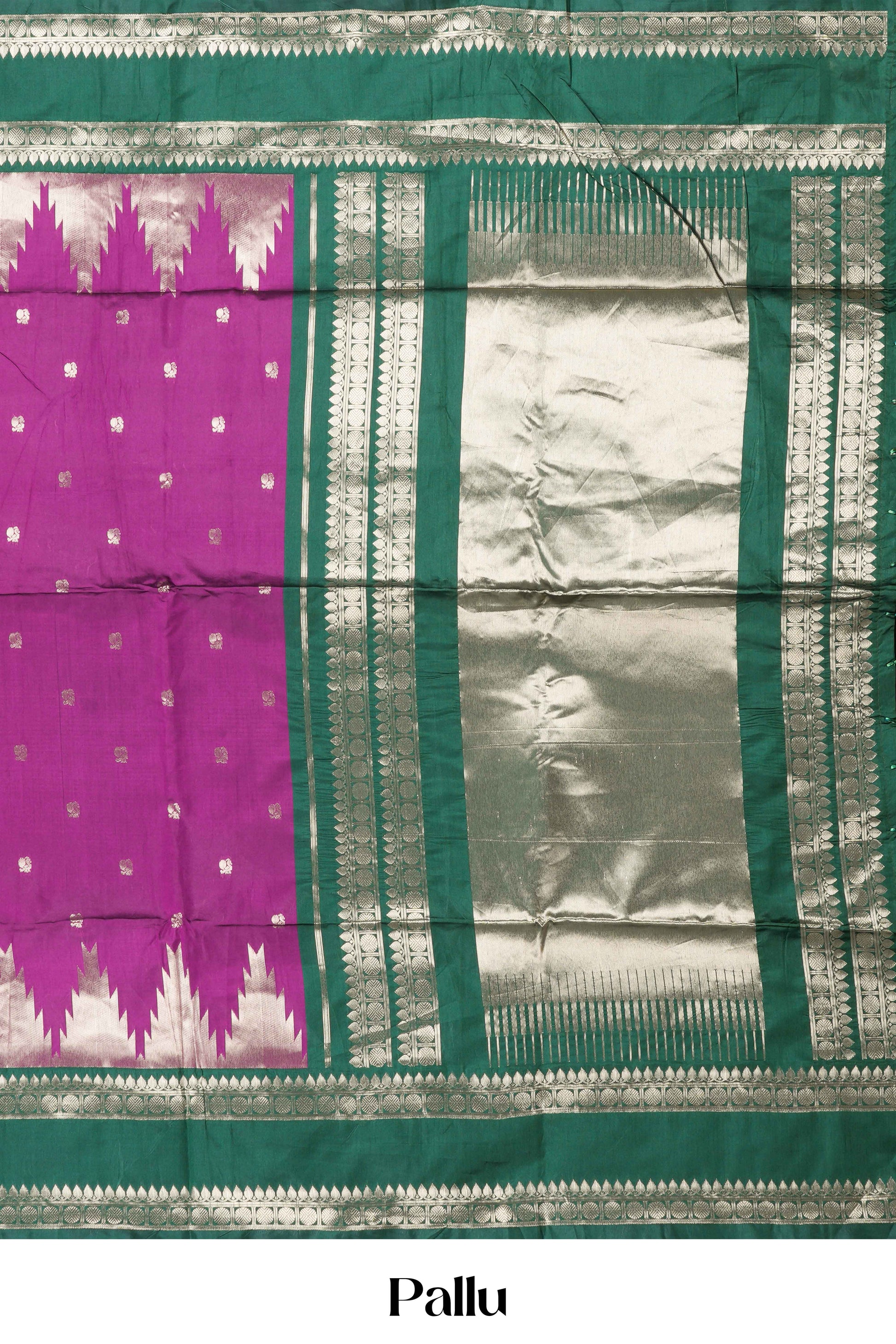 Purple semi art silk festive saree
