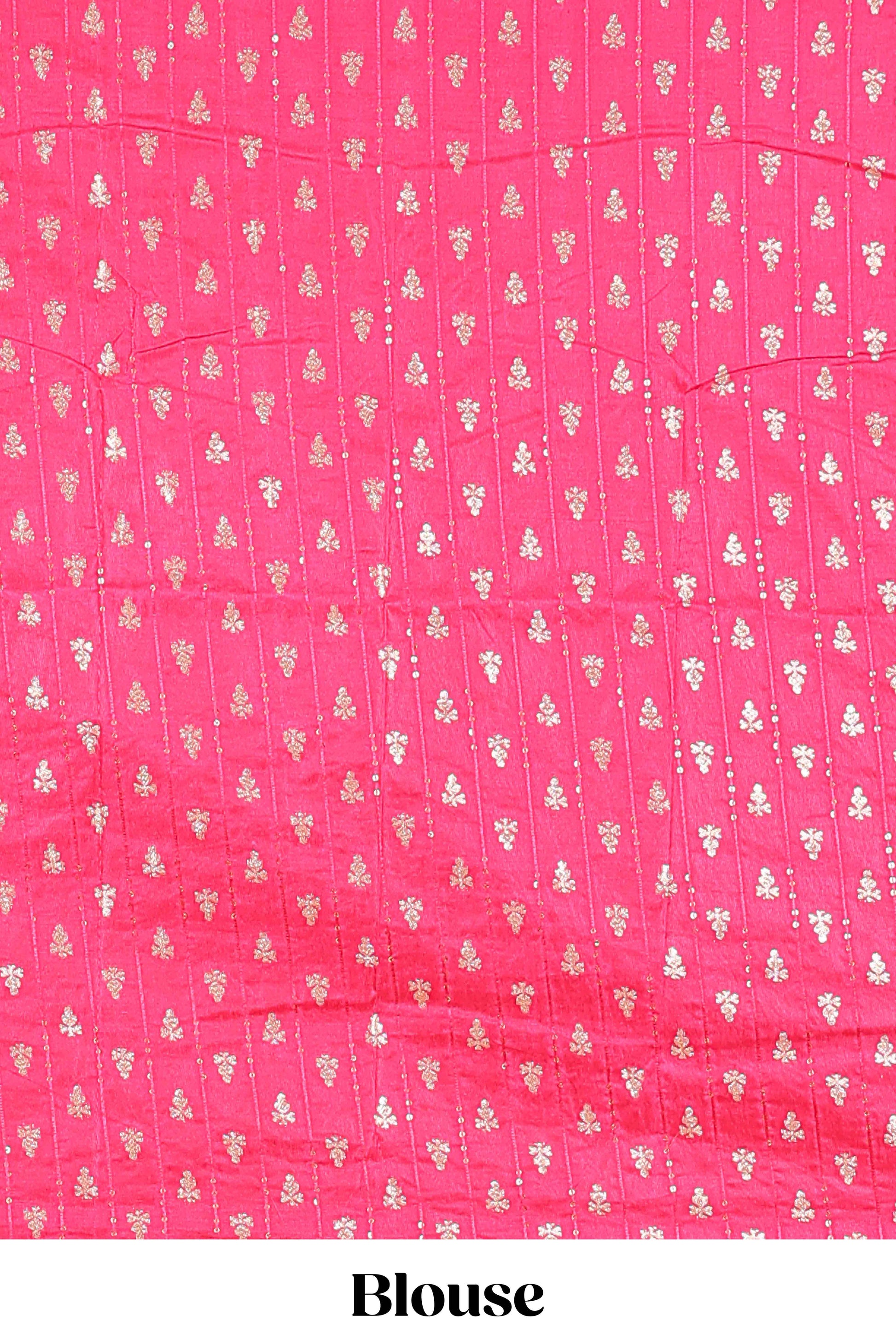 Purple silk festive saree