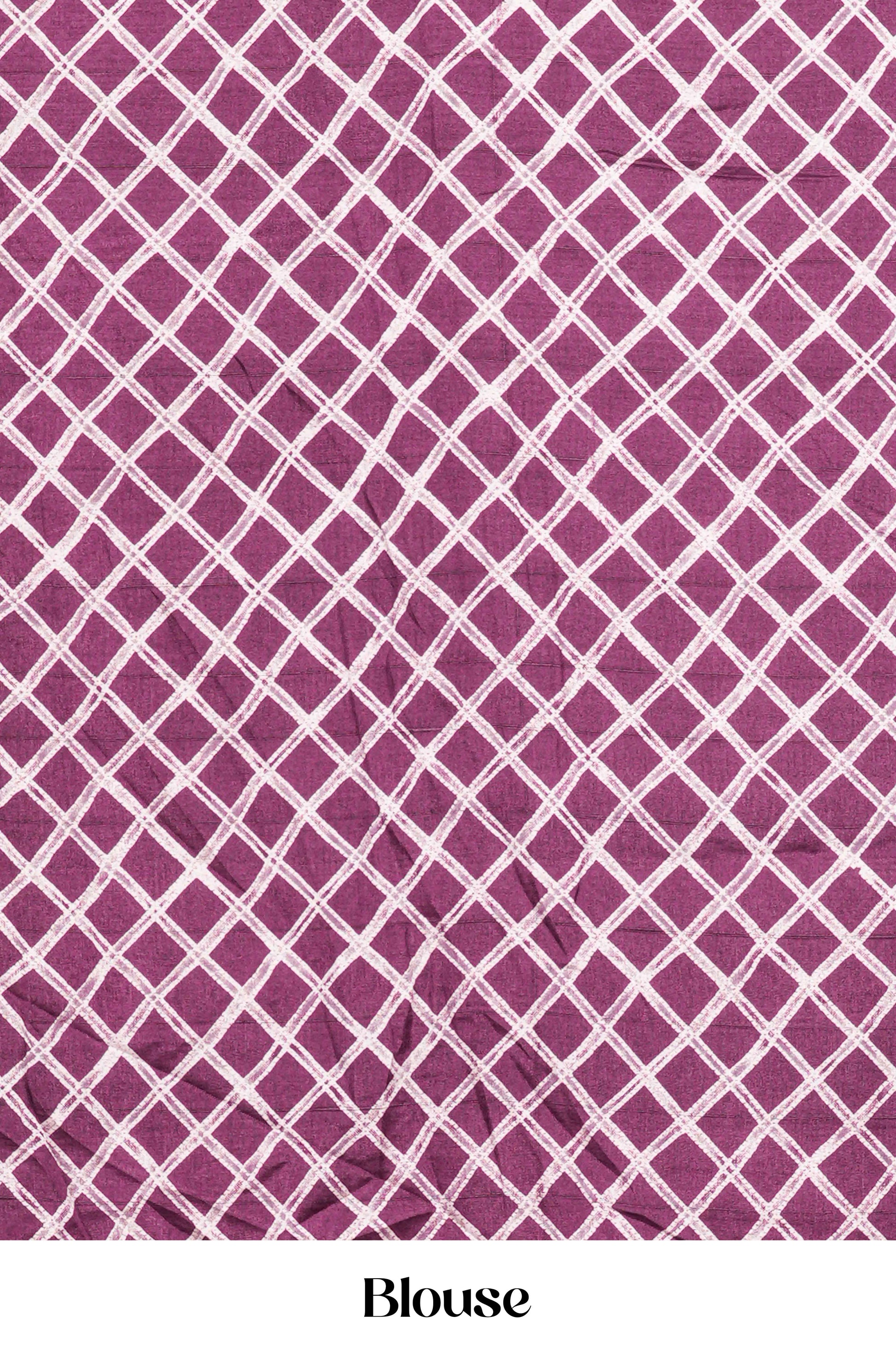 Purple woven linen elegance