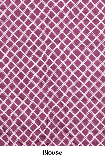 Purple woven linen elegance
