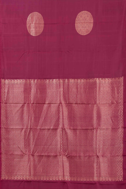 Purple zari motif silk saree
