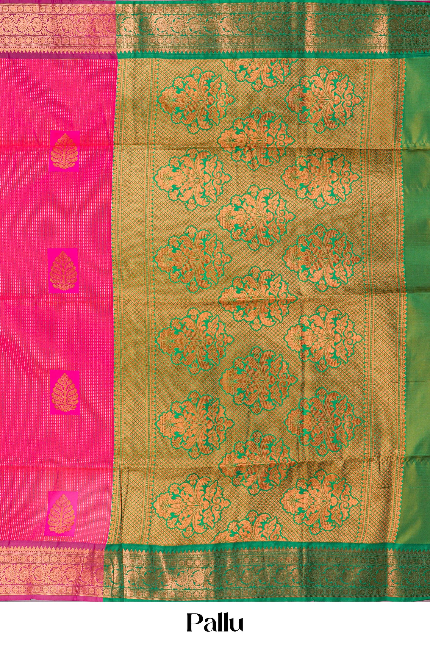 Rani pink art soft silk traditional saree