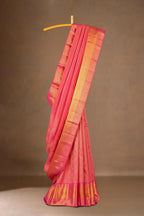 Rani pink bridal kanchipuram silk saree