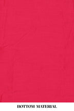 Rani pink cotton silk festive suit