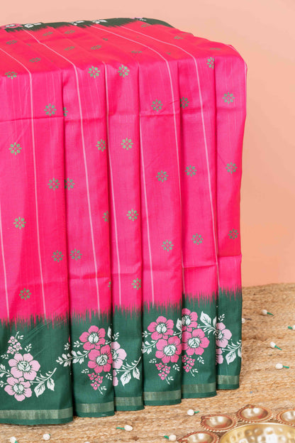Rani pink dola silk 