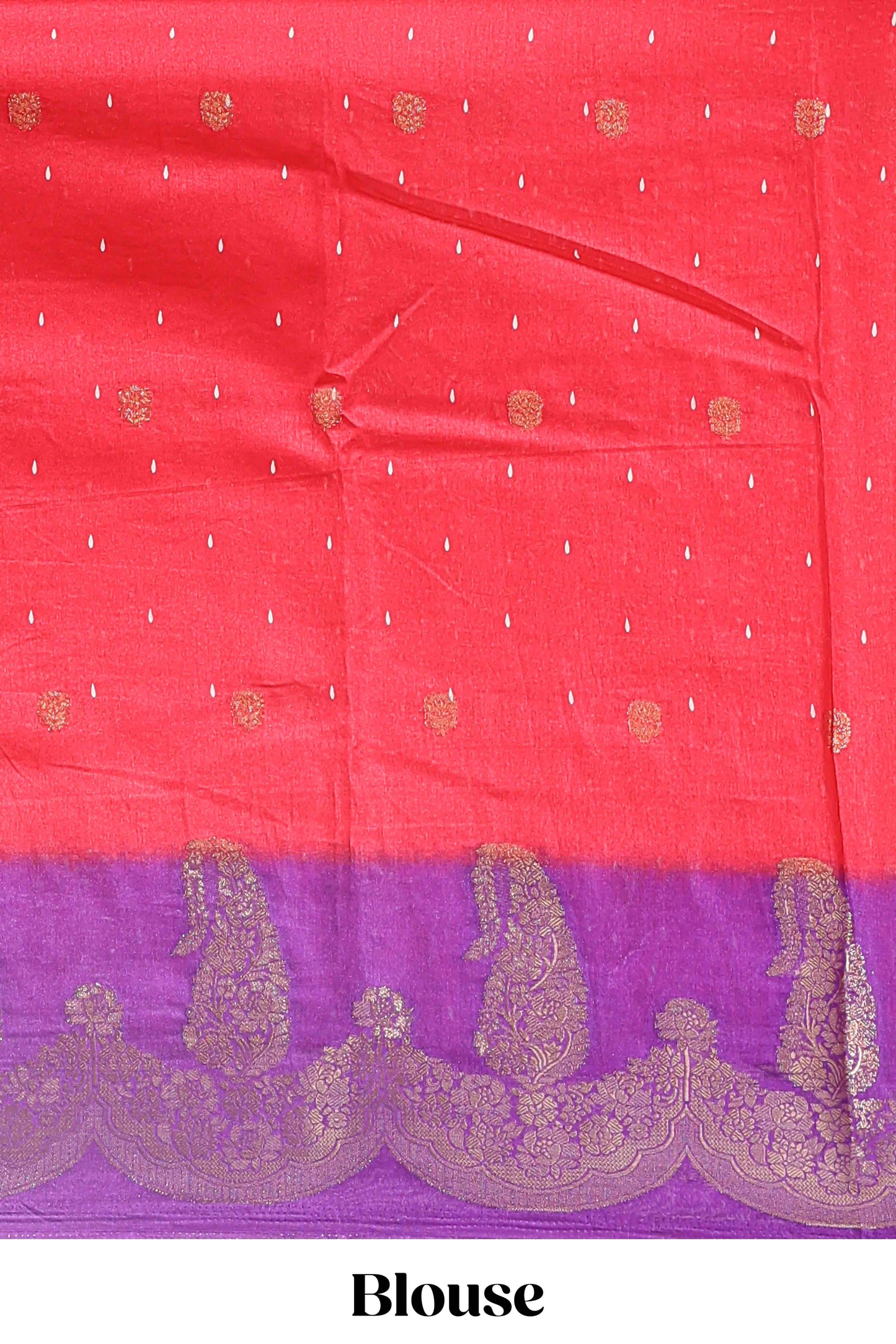 Red dola silk festive saree