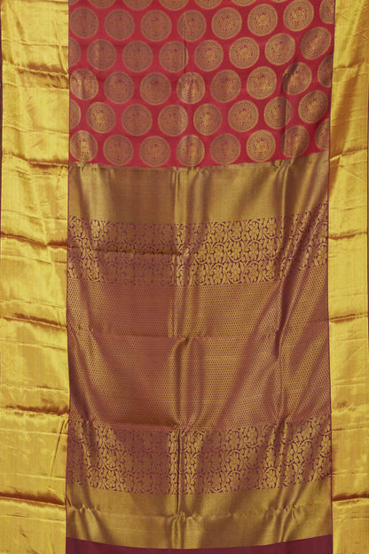Red wedding silk saree