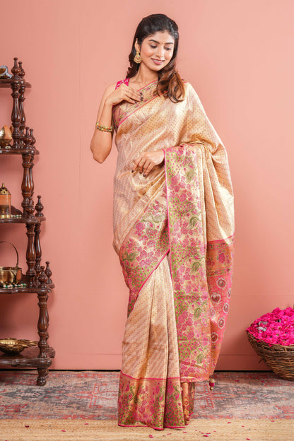 Regal celebration drape saree