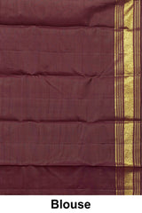 Rich wine classic silk saree