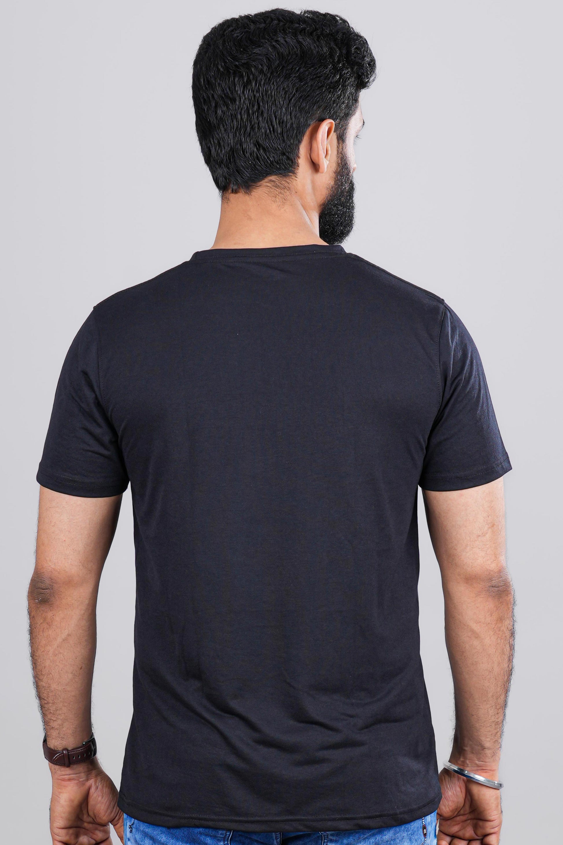 Round neck mens tee