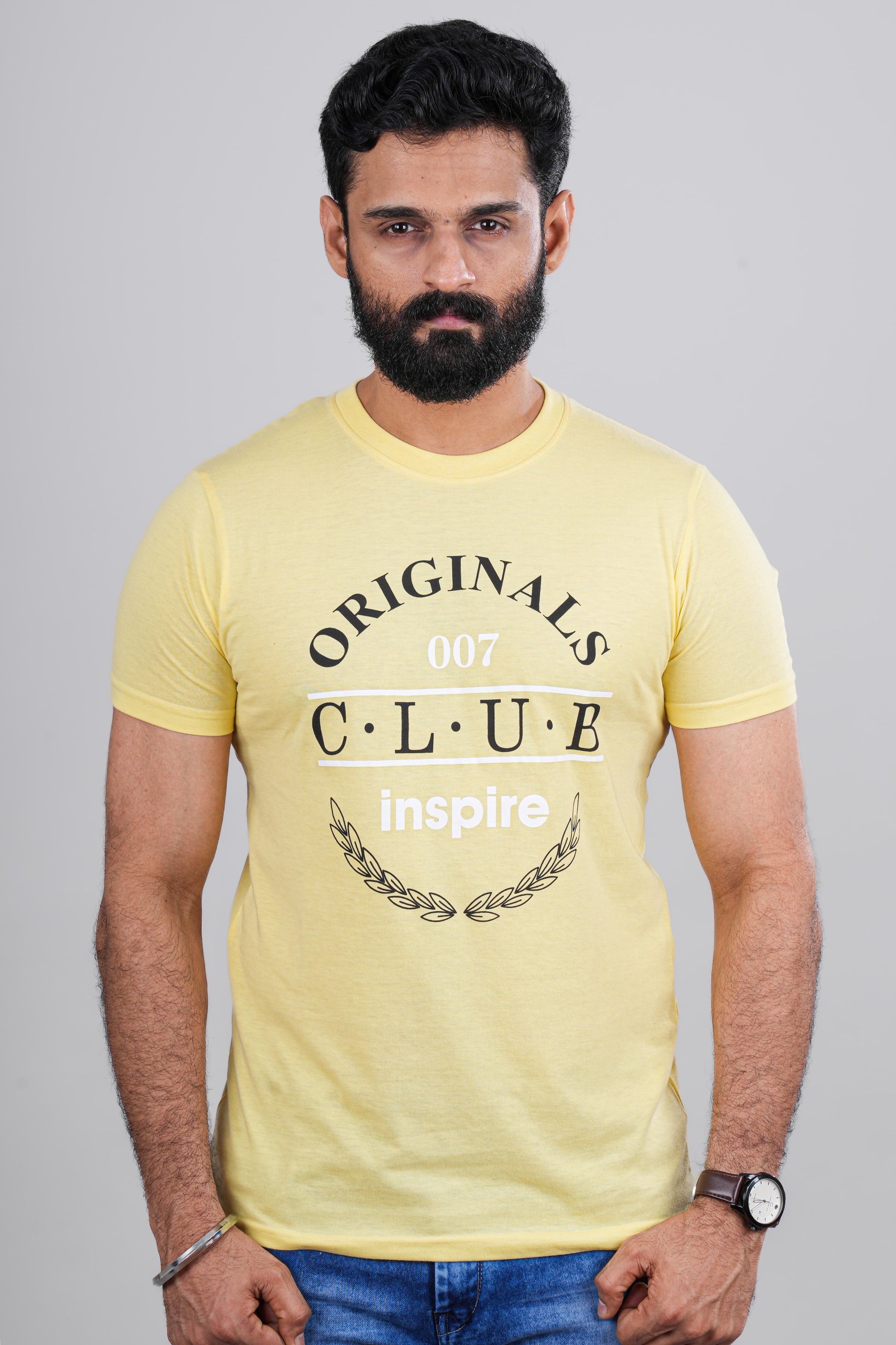 Round neck mens tees