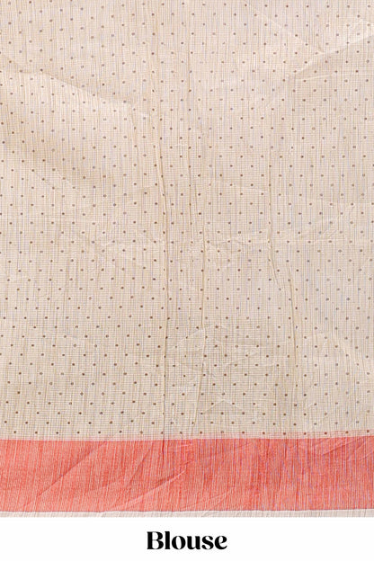 Sandal Casual Wear Kota Cotton Saree