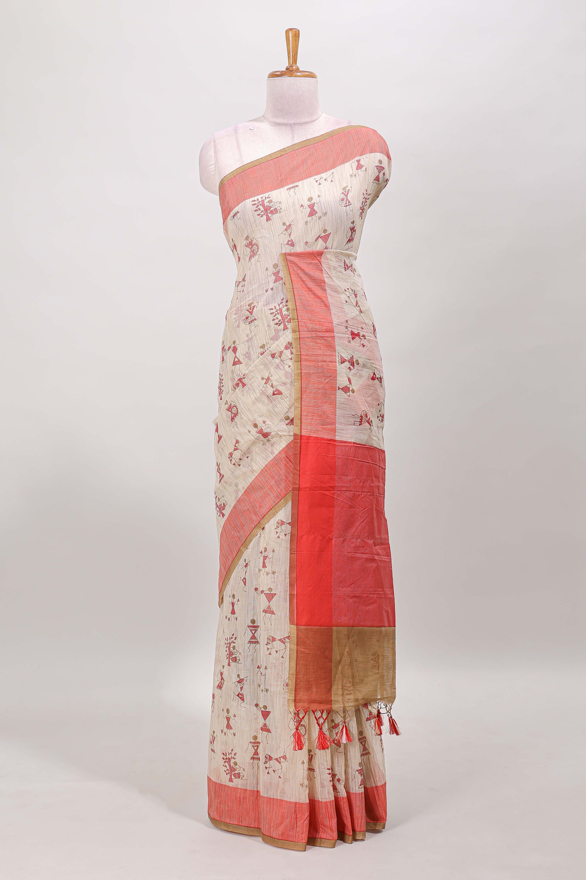 Sandal Pure Cotton Kota Saree