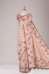 Sandal Semi Tussar Saree 