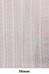 Sandal bandhani pattern linen saree