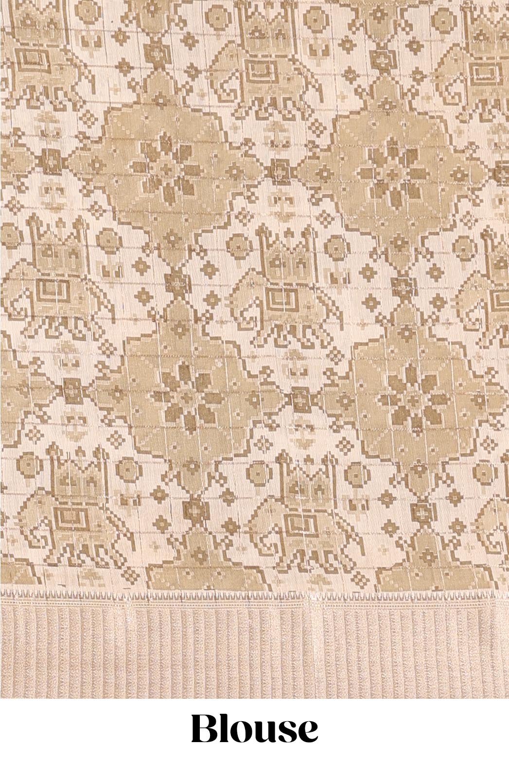 Sandal casual wear chanderi cotton saree
