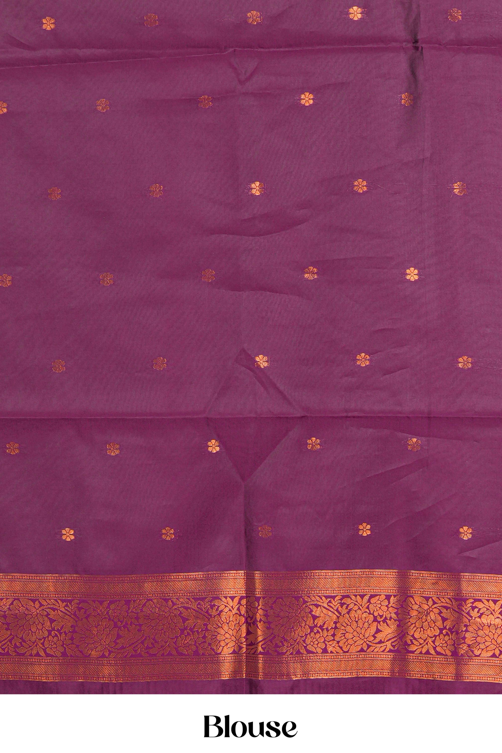 Sandal lichi silk zari pallu saree