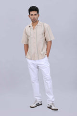 Satin casual fashion shirt