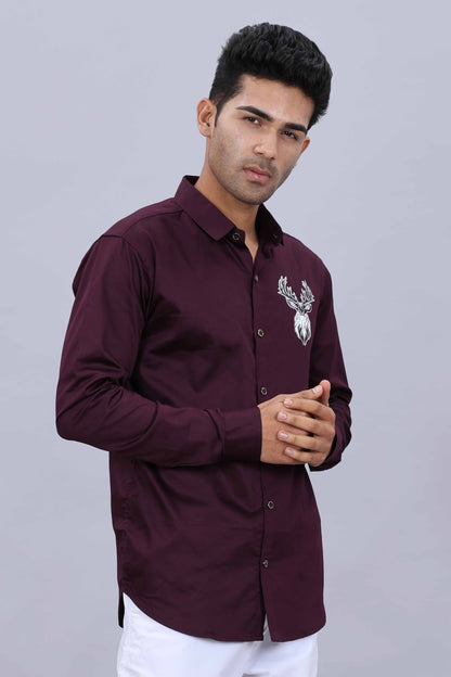 Satin fit fashion shirt