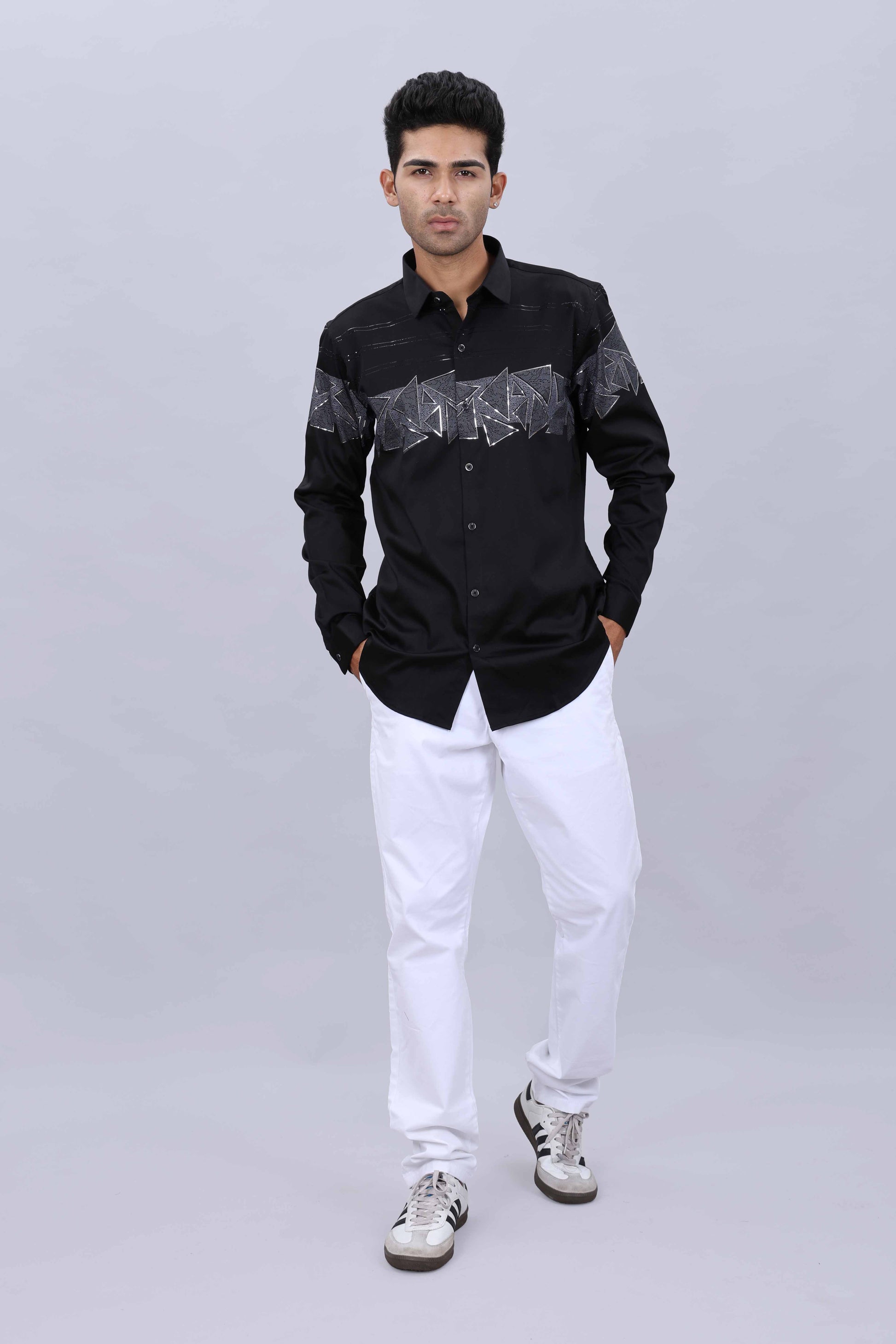 Satin stylish casual shirt
