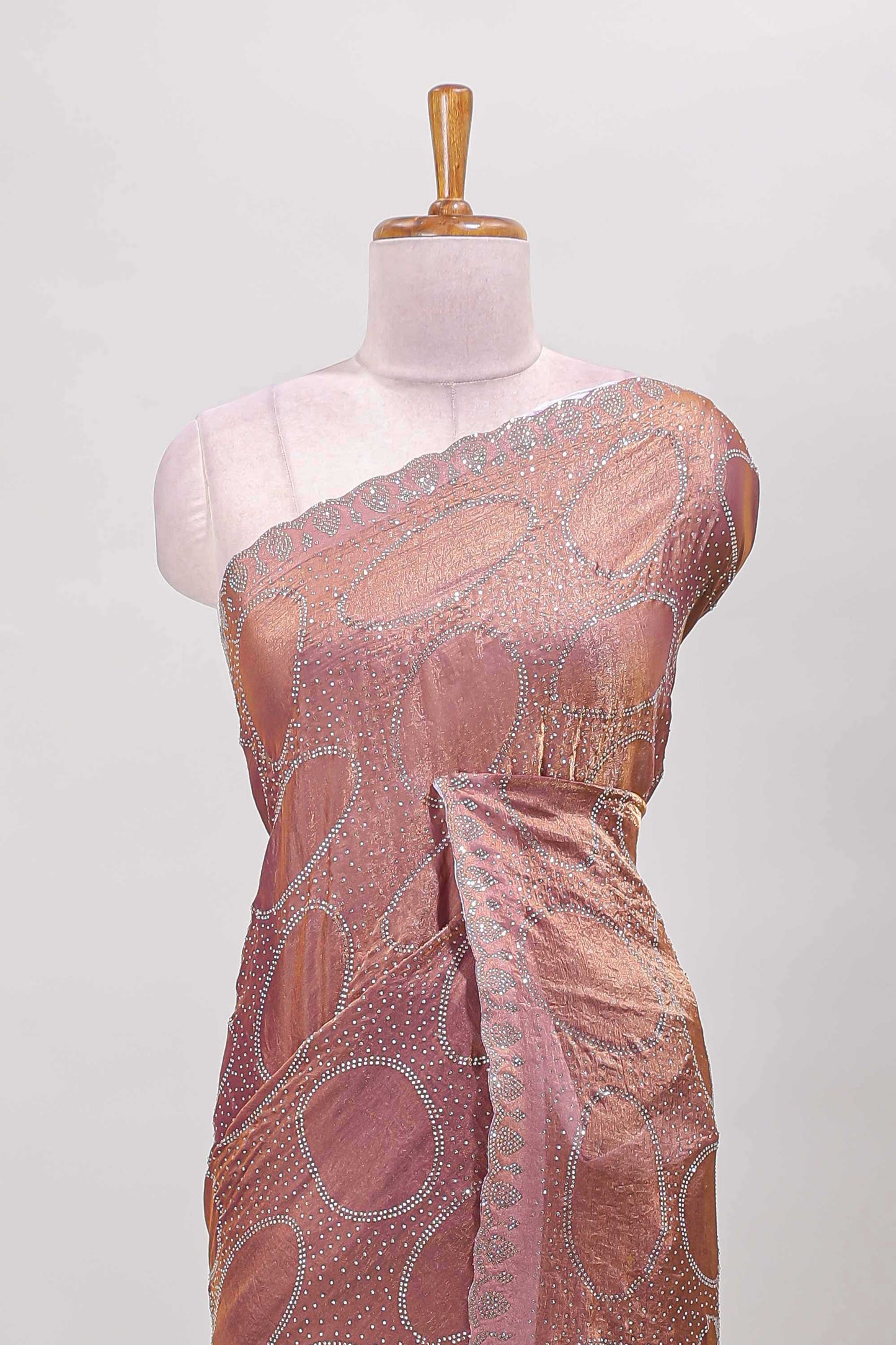 Semi chiffon embellishment detailing
