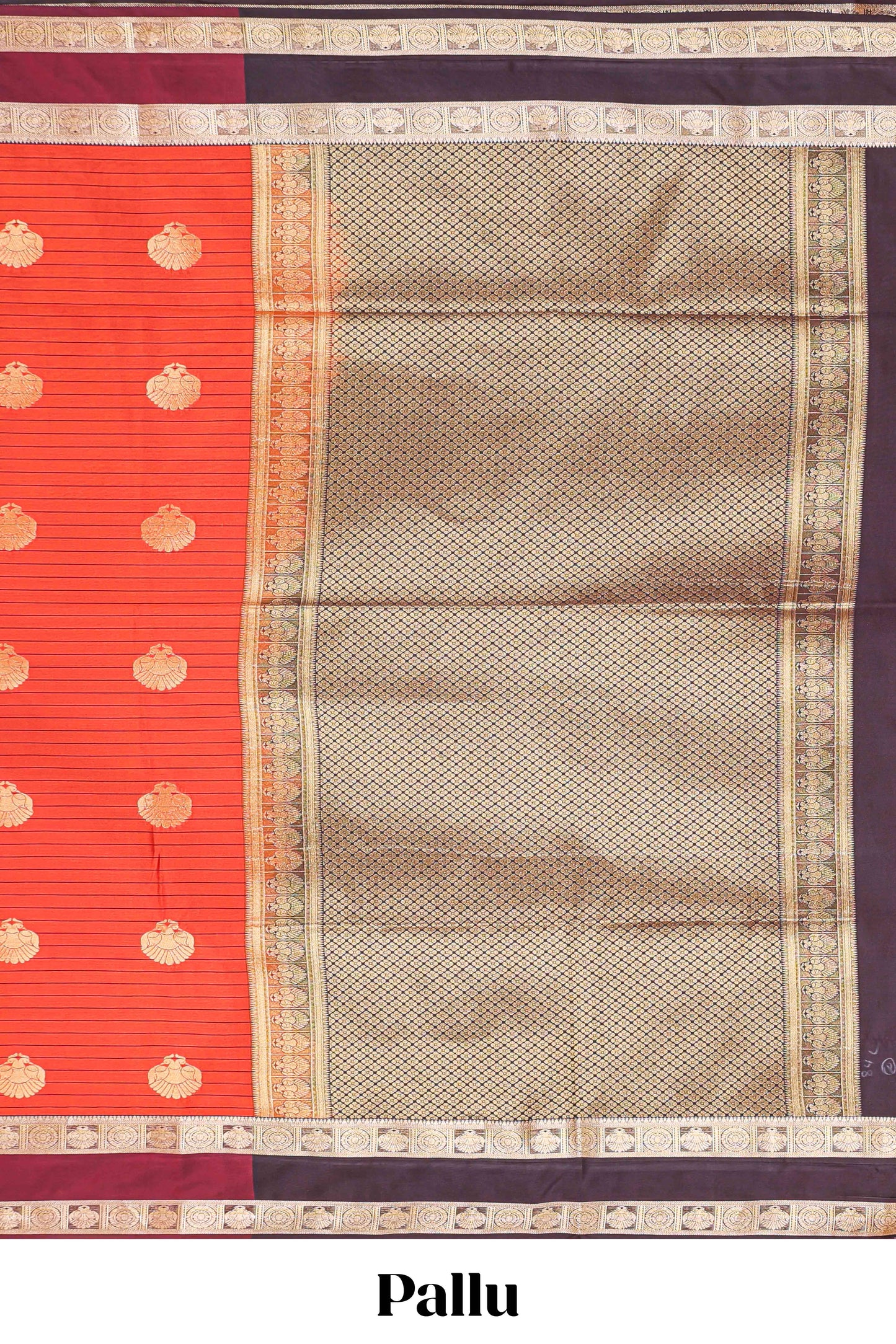 Semi soft silk coordinated blouse saree