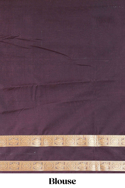 Semi soft silk festive weave saree