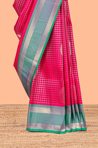 Semi soft silk opulent pallu saree