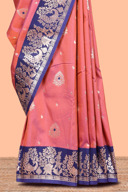 Semi soft silk rich pallu saree